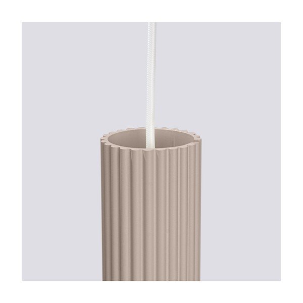 Pelēkbrūna metāla piekaramā lampa Gleam – Sollux-image-4