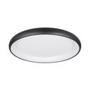 Melna LED griestu lampa ar regulējamu spilgtumu Cardona – Trio