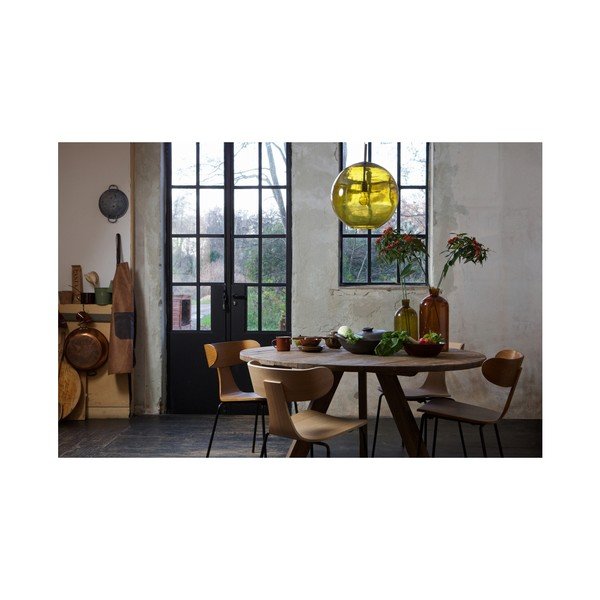 Tumši oranža stikla vāze BePureHome Chemistry, augstums 40 cm-image-3