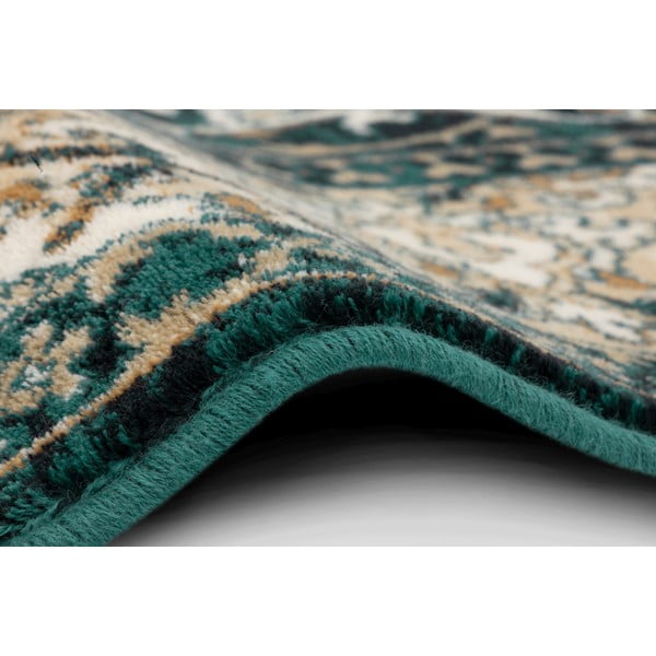 Zaļš vilnas paklājs 133x180 cm Lauren – Agnella-image-2