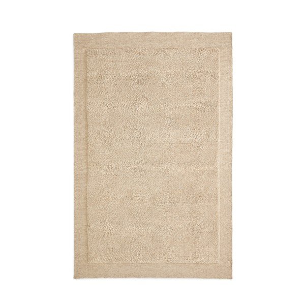 Bēšs ar rokām darināts vilnas paklājs 200x300 cm Marely – Kave Home