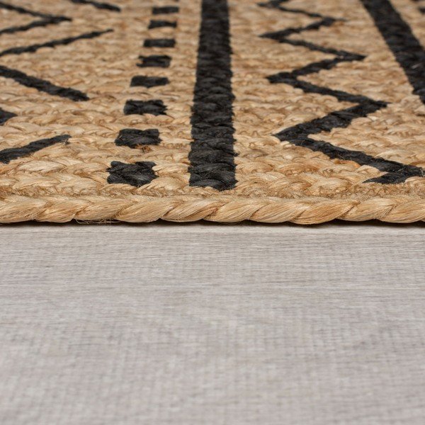 Dabīga toņa džutas celiņa paklājs 60x230 cm Luis – Flair Rugs-image-4