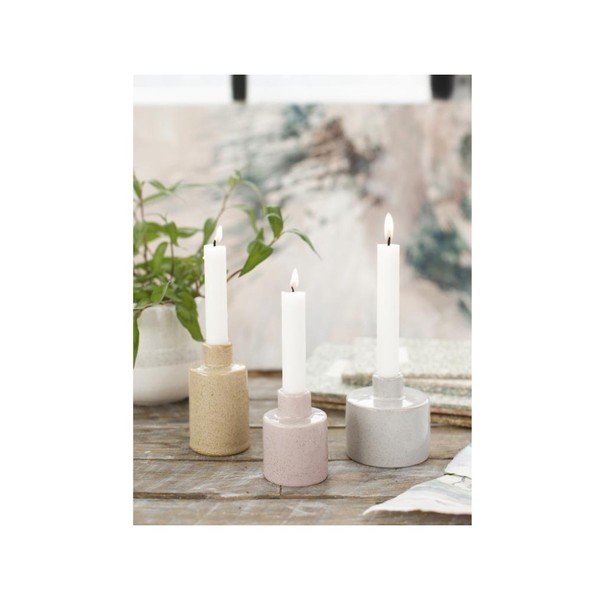 Keramikas svečturis A Simple Mess Ortona Glacier Grey, ⌀ 9 cm-image-3