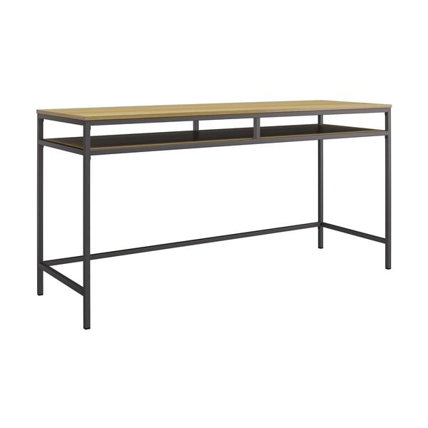 Darba galds ar ozolkoka imitācijas galda virsmu 51x153 cm Bradford – Støraa-image-3