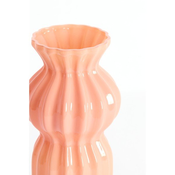 Rozā stikla vāze (augstums 28 cm) Terento – Light & Living-image-2