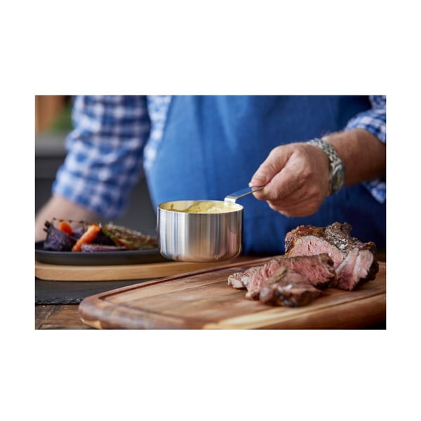 Nerūsējošā tērauda kastrolis piemērots indukcijas plītij 450 ml – Holm-image-3