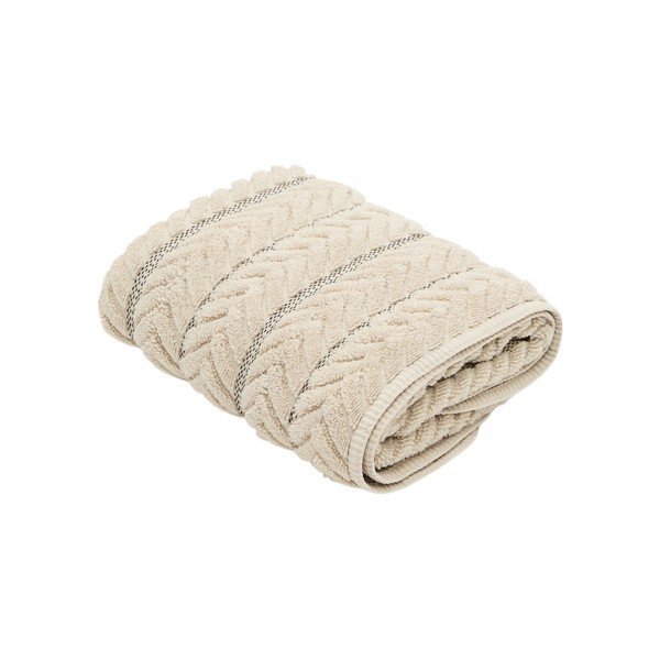 Bēšs frotē kokvilnas dvielis 50x90 cm Rune – Kave Home