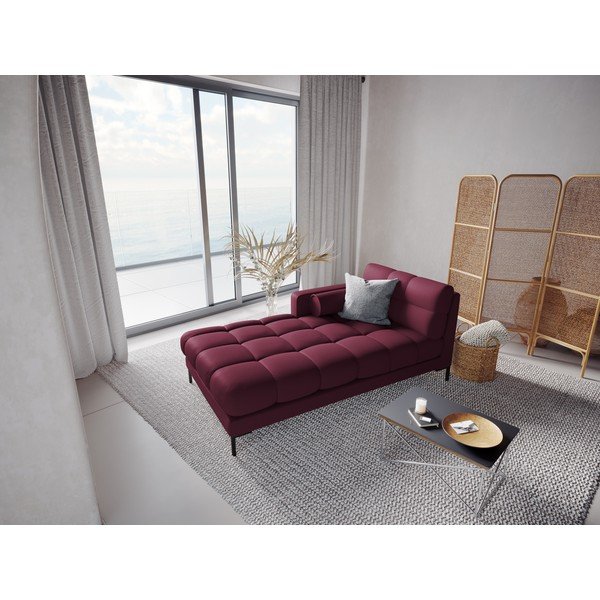 Tumši sarkans zvilnis Cosmopolitan Design Bali, kreisais stūris-image-4