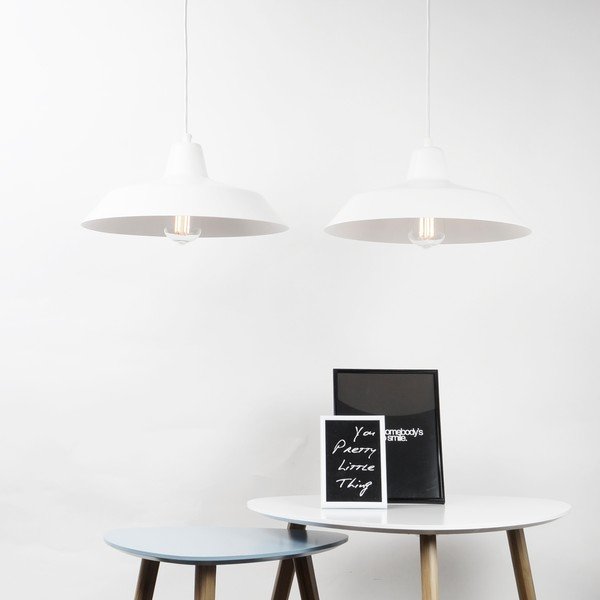 Balta divviru griestu lampa Sotto Luce Cinco-image-1