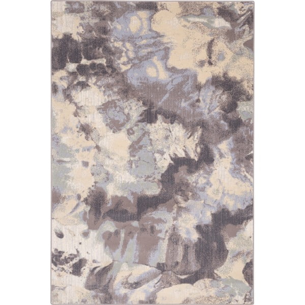 Pelēks/krēmkrāsas vilnas paklājs 160x240 cm Taya – Agnella