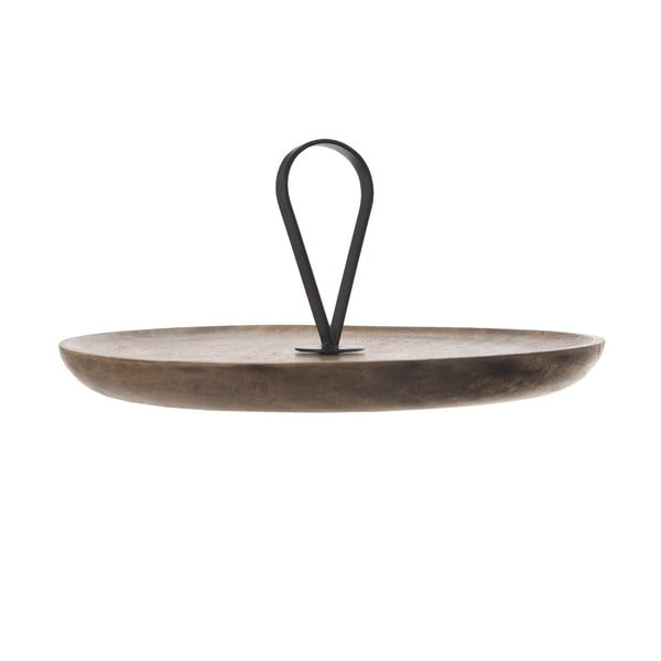 Koka servēšanas paplāte ø 30 cm Mango – Orion-image-2