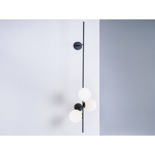 Melna sienas lampa Bobler – CustomForm-image-1