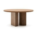 Apaļš ēdamgalds ar valrieksta koka imitācijas galda virsmu ø 150 cm Nealy – Kave Home