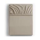 Gaiši brūns trikotāžas palags ar gumiju 180x200 cm Amber – Restilo