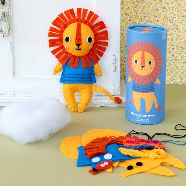 Radošais komplekts Sew Your Own Lion – Rex London-image-1