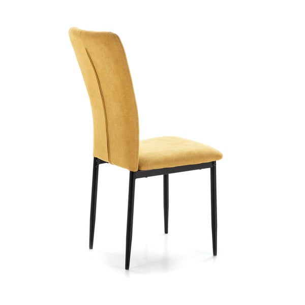 Sinepju dzelteni pusdienu krēsli (4 gab.) Holly – Marckeric-image-3