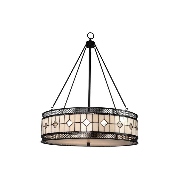 Metāla piekaramā lampa ar stikla abažūru ø 60 cm Waldorf – Premier Housewares-image-2
