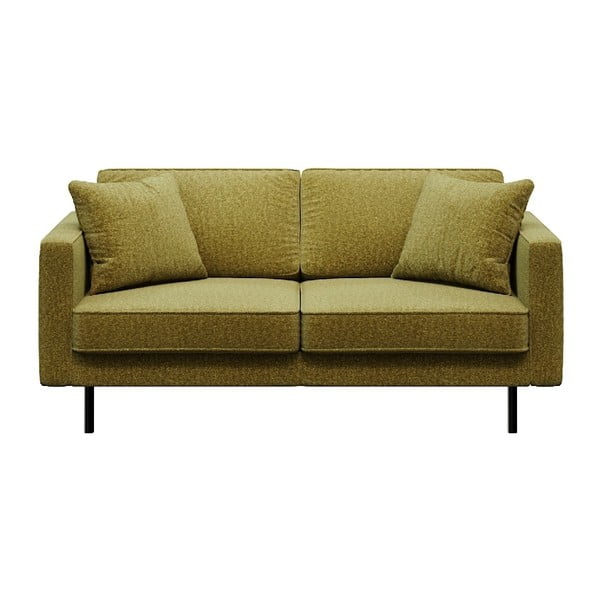 Olīvzaļš dīvāns MESONICA Kobo, 167 cm