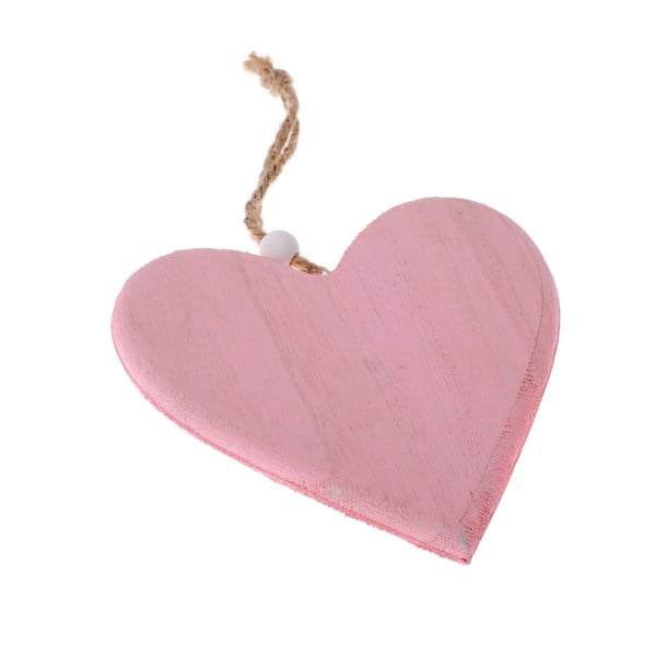 Rozā koka piekaramais dekors Dakls So Cute Heart