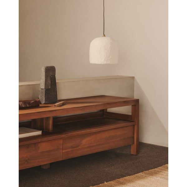 Balta piekaramā lampa ø 35 cm Sineu – Kave Home-image-1