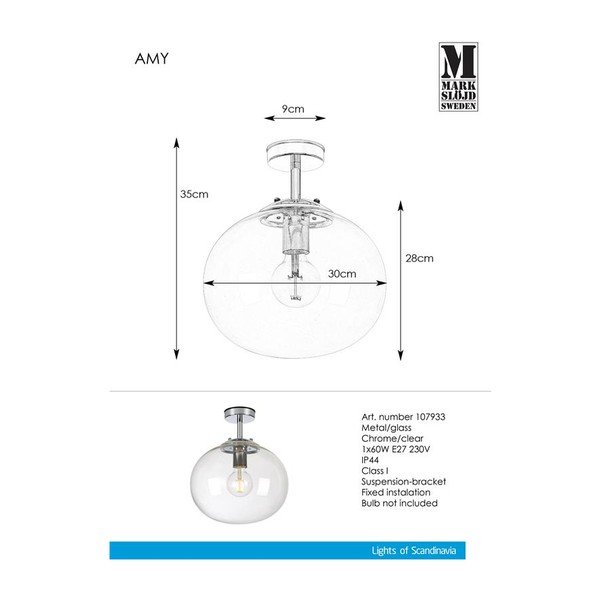 Griestu lampa Markslöjd Amy Ceiling-image-1