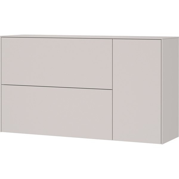 Krēmkrāsas piekarināms apavu plaukts 137x78x41 cm – Germania