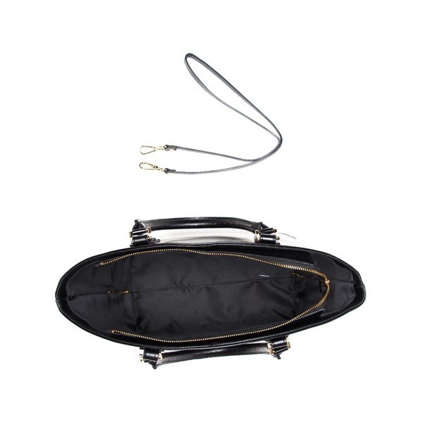 Ādas rokassoma Carla Ferreri 351 Nero-image-1