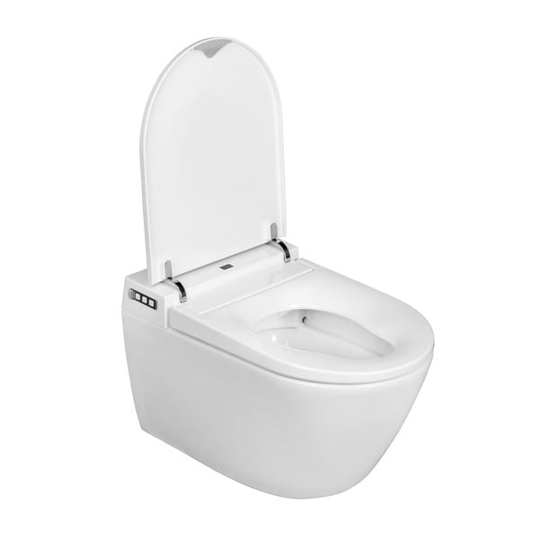 Piekaramais tualetes pods ar Wenko Smart tualetes poda sēdekli