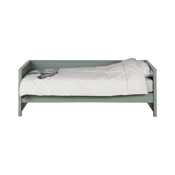 Zaļa vienvietīga gulta 90x200 cm Nikki – WOOOD-image-2