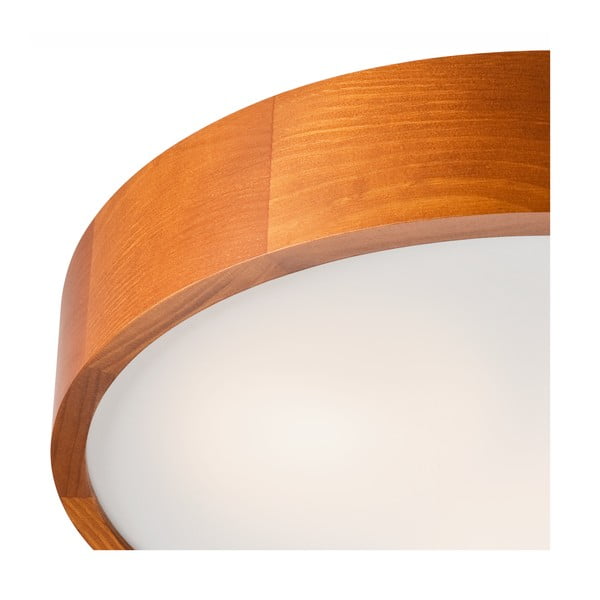 Konjakbrūna griestu lampa ar stikla abažūru ø 47 cm Eveline – LAMKUR-image-3