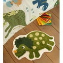 Zaļš bērnu paklājs ar dinozauru motīvu Catherine Lansfield Dino, 50 x 80 cm