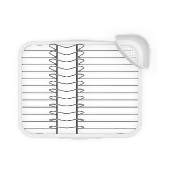 Balts tērauda trauku žāvētājs 36x28 cm Sinkin – Umbra-image-4