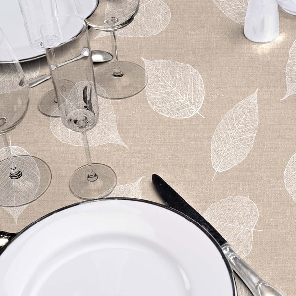 Ar mitru drānu noslaukāms galdauts 140x240 cm Feuillys – douceur d'intérieur-image-1