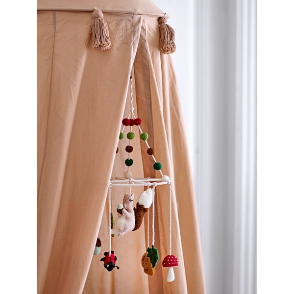 Brūns kokvilnas baldahīns Lukka – Bloomingville Mini-image-2