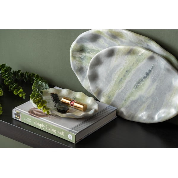 Marmora dekoratīva paplāte 21x31 cm Waved – PT LIVING-image-1