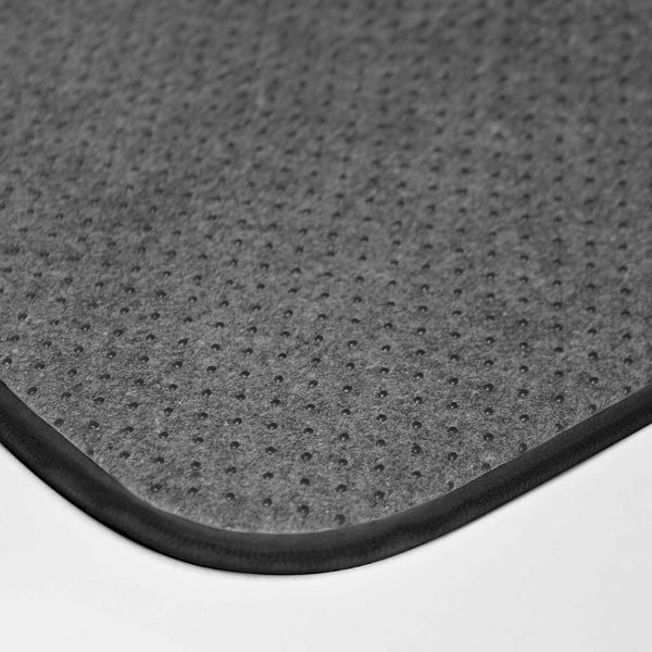 Melns/zelta krāsas vannas istabas paklājiņš 45x75 cm Orbella – douceur d'intérieur-image-3