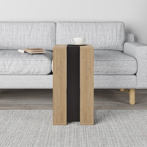 Sānu galdiņš ar ozolkoka imitāciju 40x30 cm Macha – Marckeric-image-1