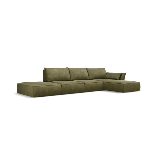 Zaļš stūra dīvāns (labais stūris) Vanda – Mazzini Sofas-image-2