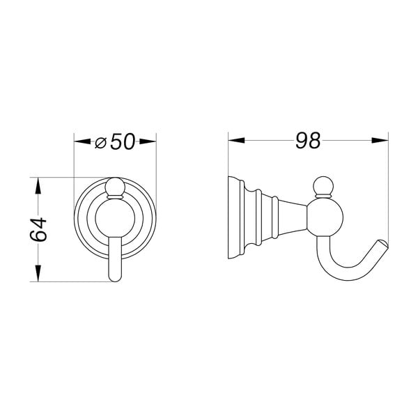 Misiņa āķis Sapho Diamond-image-2