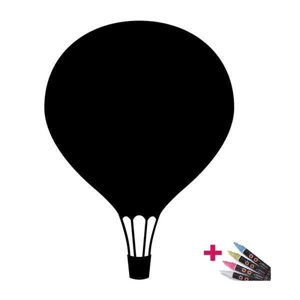 Galda uzlīme ar 4 šķidrajiem krītiņiem Fanastick balons-image-2