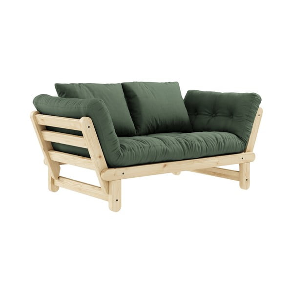 Izvelkamais dīvāns Karup Design Beat Natural Clear/Olive Green-image-3