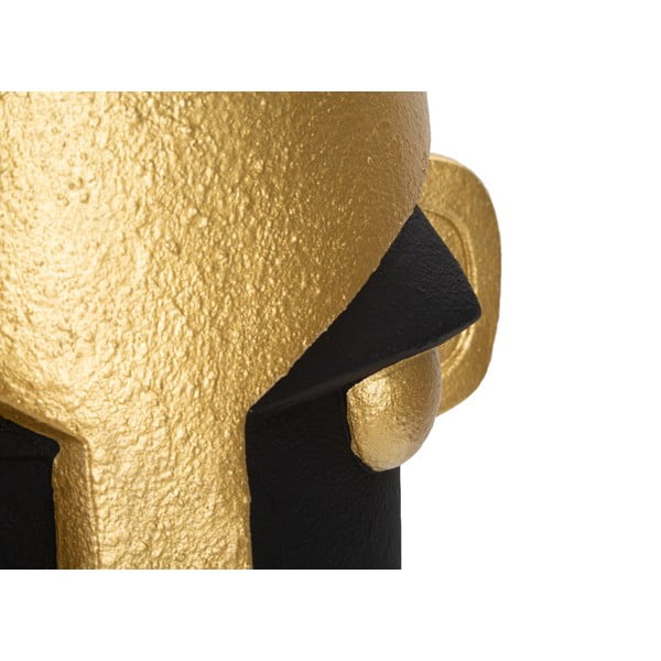 Melna/zelta krāsas polirezīna augsta vāze 40 cm Tribal – Mauro Ferretti-image-2