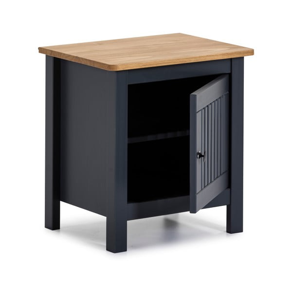 Pelēks koka naktsgaldiņš Marckeric Bruna-image-4