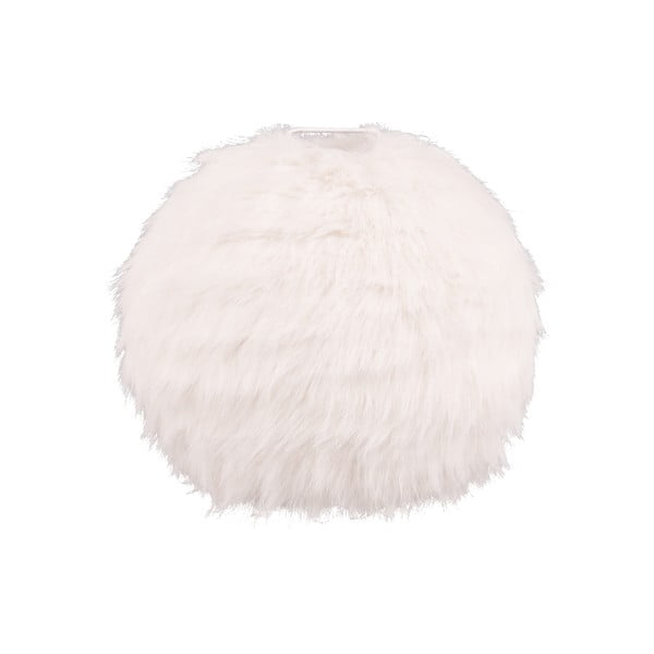 Krēmkrāsas galda lampa (augstums 24 cm) Furry – Reality-image-2