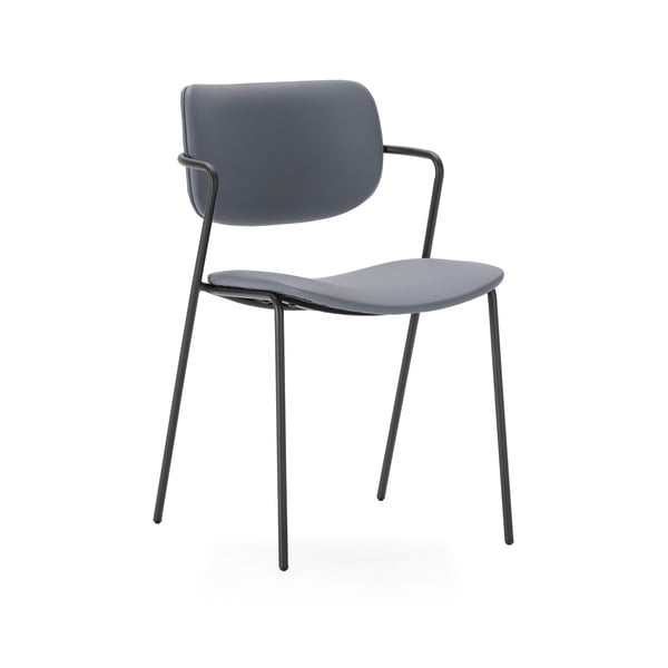 Tumši pelēki pusdienu krēsli (2 gab.) Maika – Marckeric