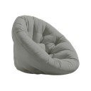 Pelēks atpūtas krēsls Nido – Karup Design