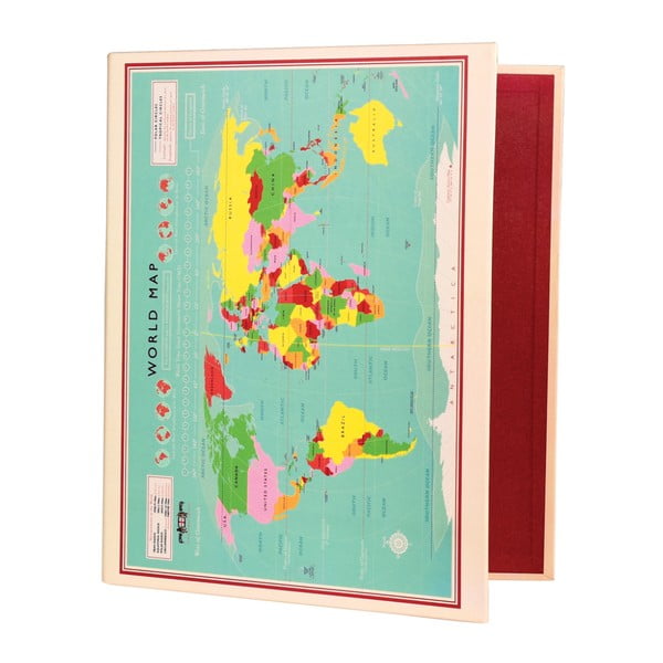 Dokumentu organizatori (2 gab.) Rex London World Map, 32 x 26 cm