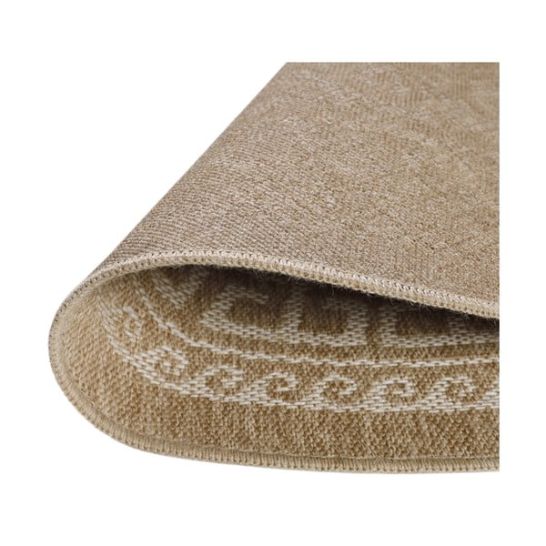 Bēšs apaļš āra paklājs ø 80 cm Comilla – Ayyildiz Carpets-image-4