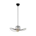 Melna piekaramā lampa ar metāla abažūru ø 50 cm Tel – Opviq lights