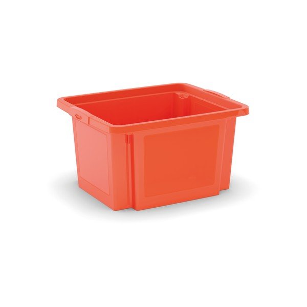 Oranža plastmasas uzglabāšanas kaste 42x35x23 cm H-Box S – KIS